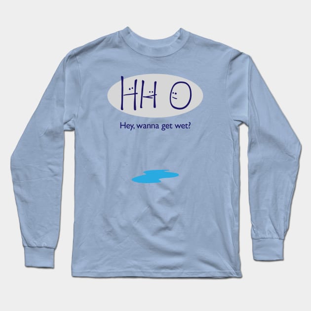 Social Bonding Atoms Form Water Long Sleeve T-Shirt by dittmitx